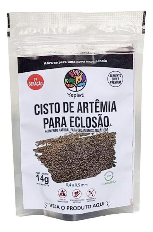 Cisto De Artemia Para Eclosao Yepist 14g