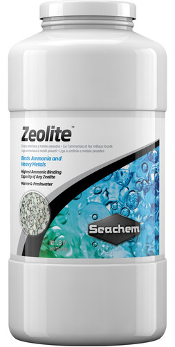 Seachem Zeolite 1L Liga Amônia E Metais Pesados
